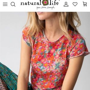 Natural Life printed t-shirt. Size XL. New with tags.